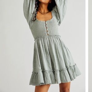 Free People summer picnic mini dress